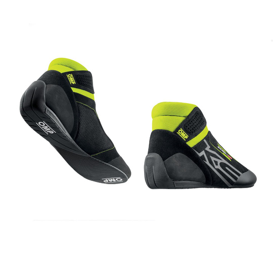 OMP KS-3 MY26 Kids Racing Shoes Black/Yellow