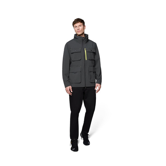 2025 Aston Martin F1 Men's 6 pocket Rain Jacket