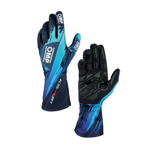 OMP KS-4 ART Gloves Black-Blue