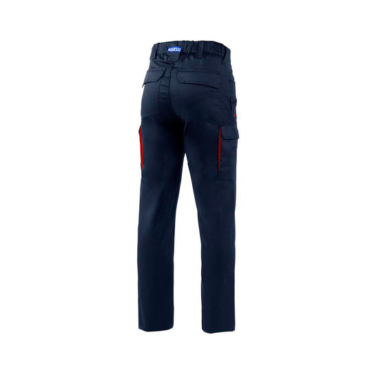 Sparco Vermont Trousers Navy Blue/Red