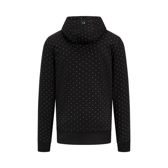 Men's Hoodie Polka Dot Black Mercedes AMG F1