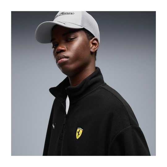 2026 Scuderia Ferrari F1 1/4 Zip Sweatshirt Black