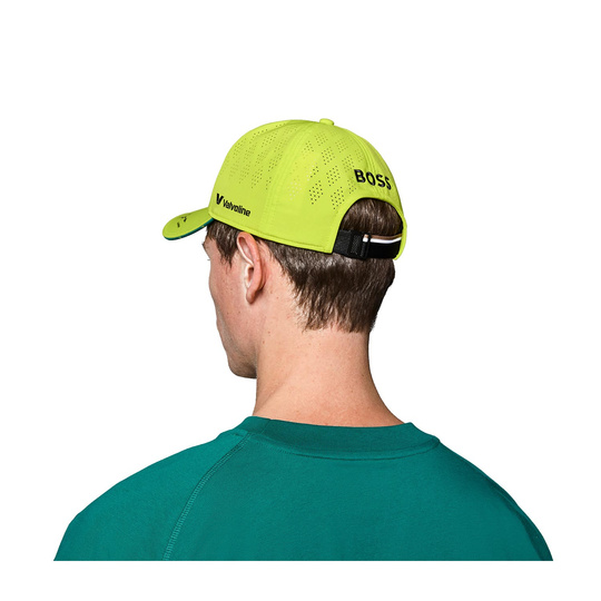 2025 Aston Martin F1 Mens Alonso Team Baseball Cap lime