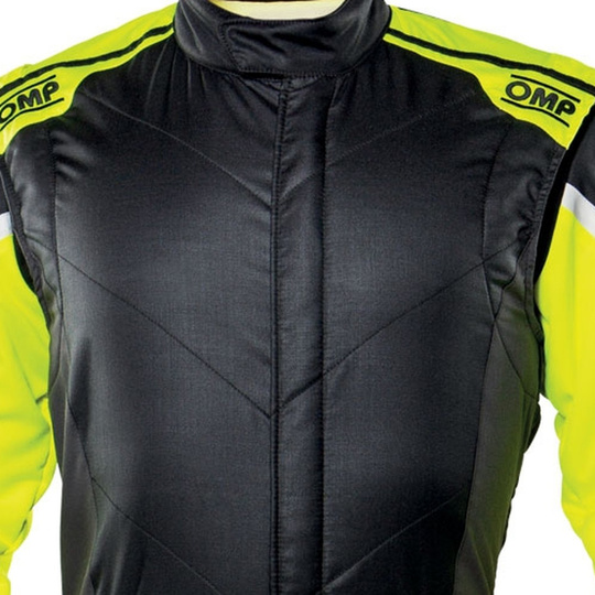 OMP Tecnica EVO MY21 Race Suit Black/Yellow (FIA)