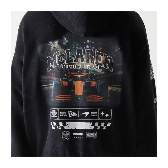 2025 McLaren F1 Mens Graphic Hooded Sweatshirt