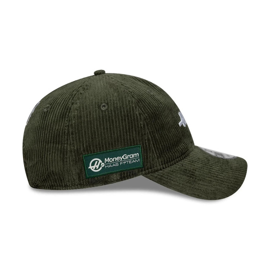 2025 Haas F1 Mens Cord baseball cap green
