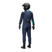 Sparco Sprint Advanced Asymetrical Race Suit Navy Blue/Green (FIA)