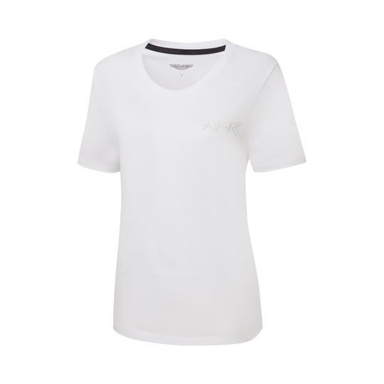 Aston Martin Racing 2026 AMR Logo Women's T-shirt White