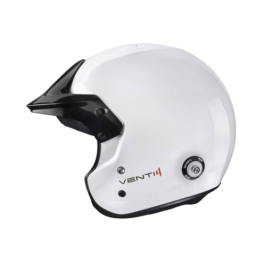 Stilo Venti4 Trophy Jet Composite Hans Helmet White (FIA)