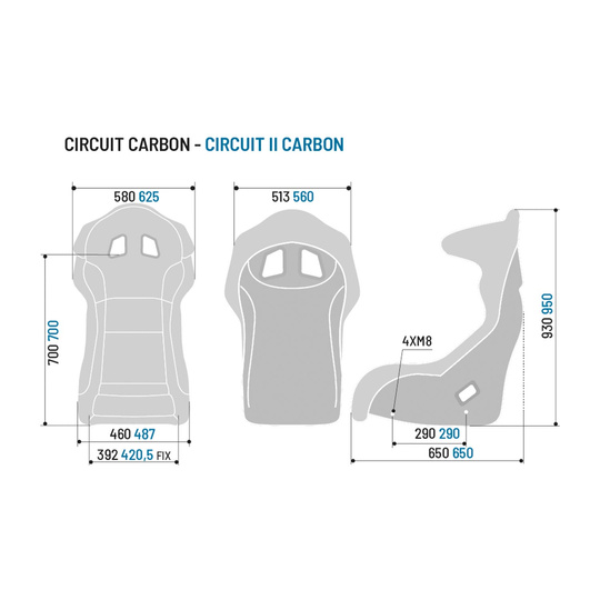 Sparco CIRCUIT CARBON Car Seat (FIA)