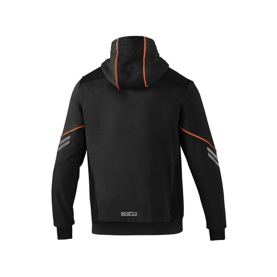 Sparco TECH Hooded Sweatshirt black-orange