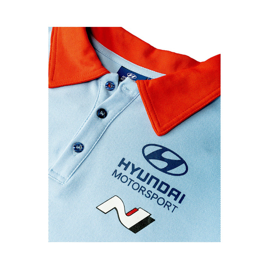 Hyundai Motorsport Team Polo Shirt Blue