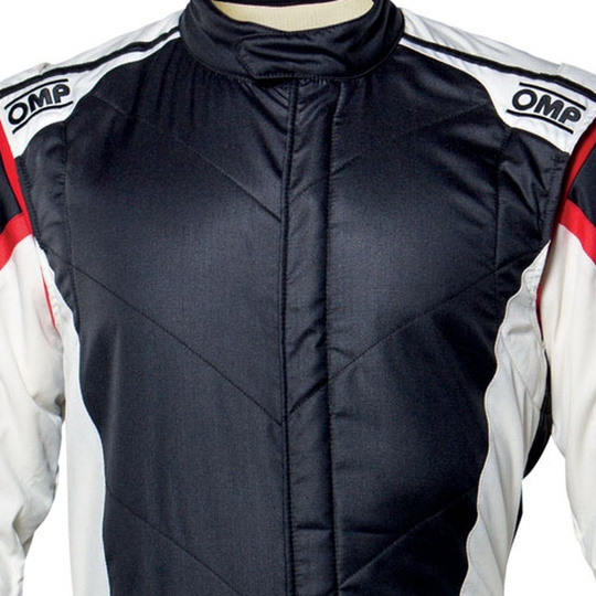 OMP Tecnica Evo MY21 Race Suit Black/White (FIA)