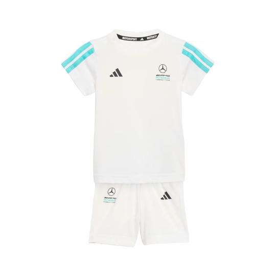 2026 Mercedes AMG F1 DNA Shortsleeve Baby Set White