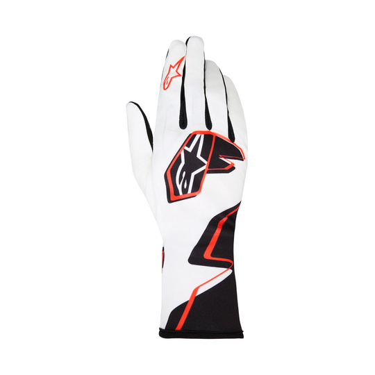 Alpinestars Tech-1 K Race V2 Graphic 1 Gloves White
