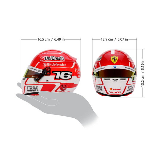 2025 Scuderia Ferrari 1:2 Charles Leclerc helmet