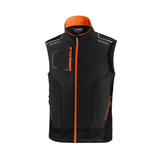 Sparco TECH Mens Vest black-orange