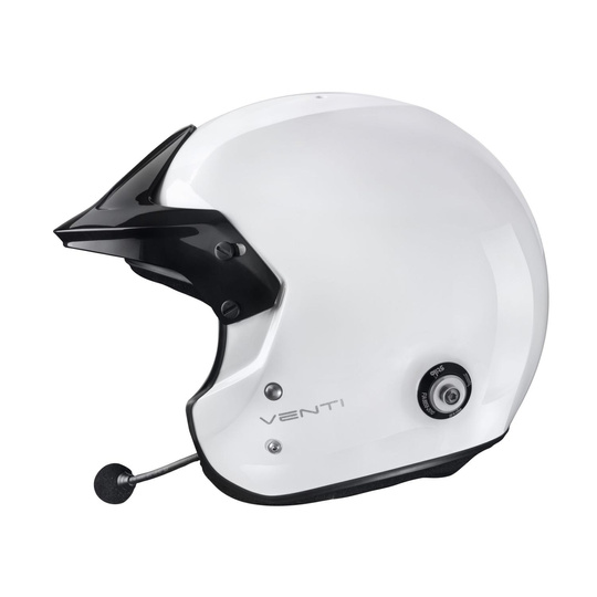 Stilo Venti TROPHY RALLY Hans Helmet white (FIA-SNELL)