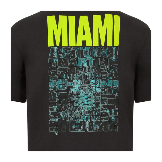 2024 Aston Martin F1 Men's Midnight Miami T-Shirt