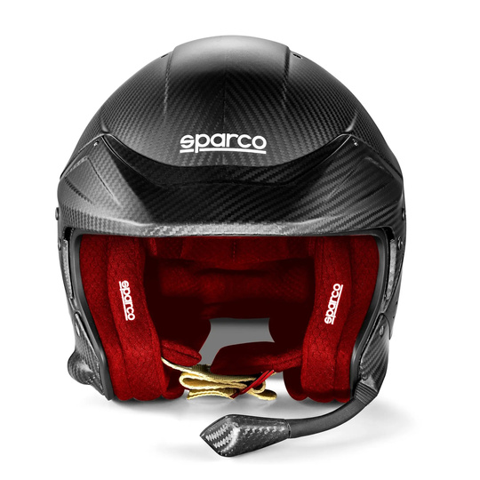 Sparco Flux RJ-i Carbon Helmet Red (FIA)