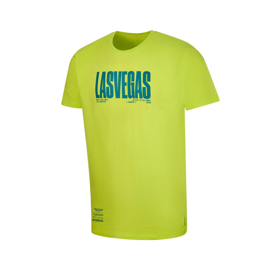 Aston Martin F1 Las Vegas T-shirt Lime