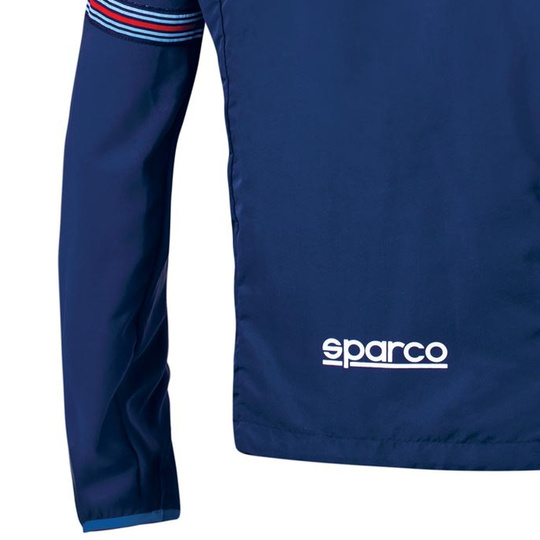 Sparco Wilson Martini Racing Rain Jacket Navy Blue