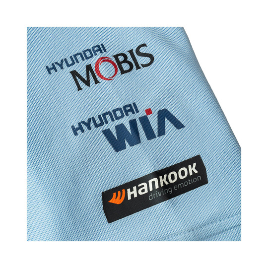 2025 Hyundai Motorsport Mens Team Polo Shirt blue