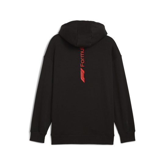 2025 Formula 1 Men's Essential Relaxed Logo Black Hoodie