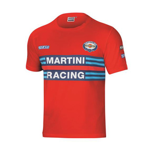 Men's Sparco Martini Racing red t-shirt