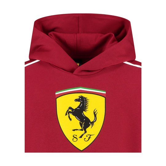 2025 Ferrari F1 Kids Hoodie Shield red