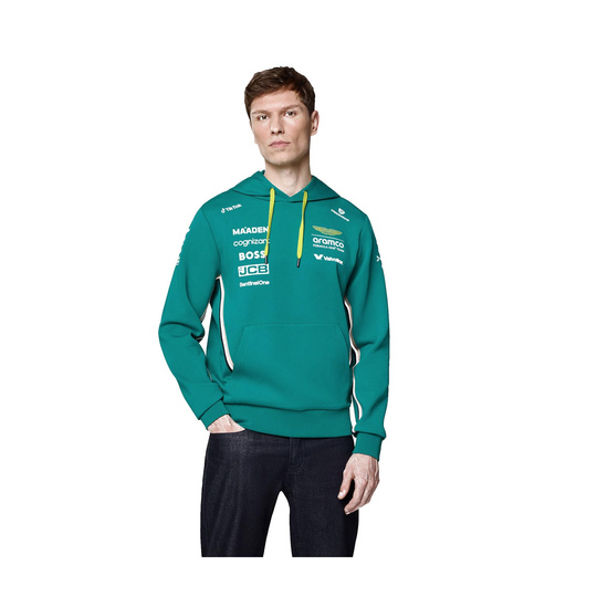 2025 Aston Martin F1 Mens Team Hooded Sweatshirt