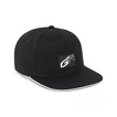Toyota Gazoo Racing Mens Logo Flat Brim Cap Black