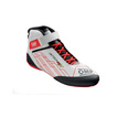 OMP KS-2X Kids Racing Shoes White/Red (FIA)