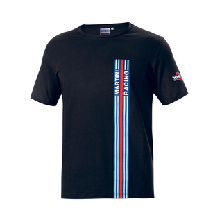Sparco Mens Martini Racing Stripes t-shirt black
