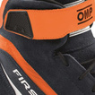 OMP First MY21 Racing Shoes Navy Blue/Orange (FIA)