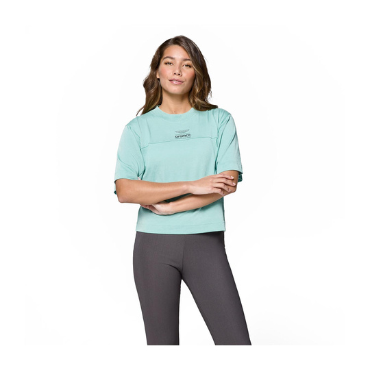 2025 Aston Martin F1 Ladies Crop Top T-Shirt