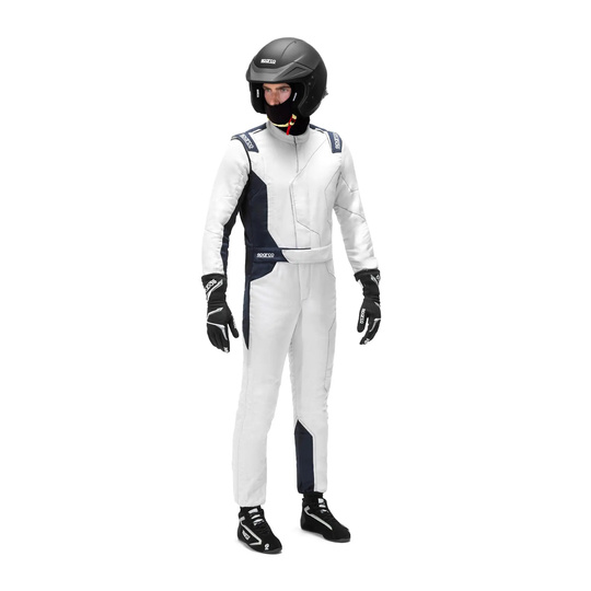 Sparco Sprint Advanced Asymetrical Race Suit Silver (FIA)