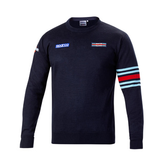 Sparco Crew Neck Martini Racing Sweatshirt Navy Blue
