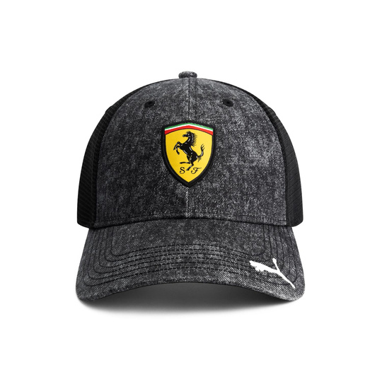 2025 Ferrari F1 Men's Trucker Baseball Cap Black