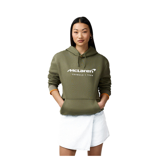2025 McLaren F1 Mens Essentials Hooded Sweatshirt green