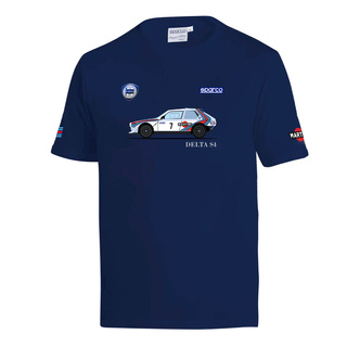 Sparco Lancia Delta S4 Martini Racing T-shirt Navy