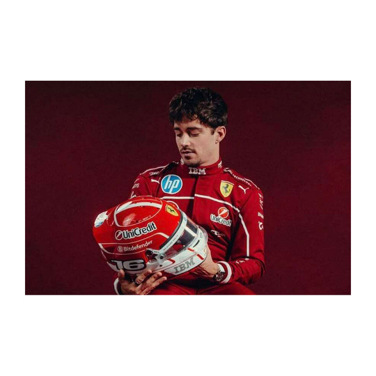 2025 Scuderia Ferrari 1:2 Charles Leclerc helmet