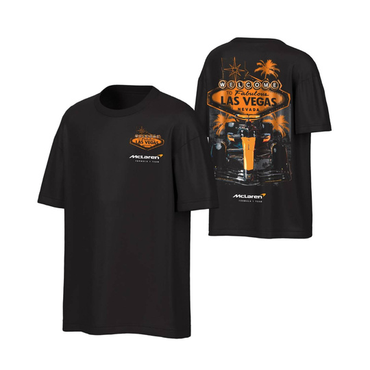 2025 McLaren F1 Mens Vegas Raceway T-Shirt