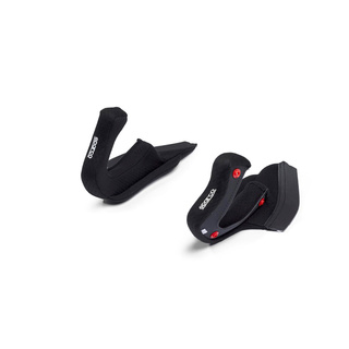 Sparco Flux RJ/RJ-i Cheek Pads Black