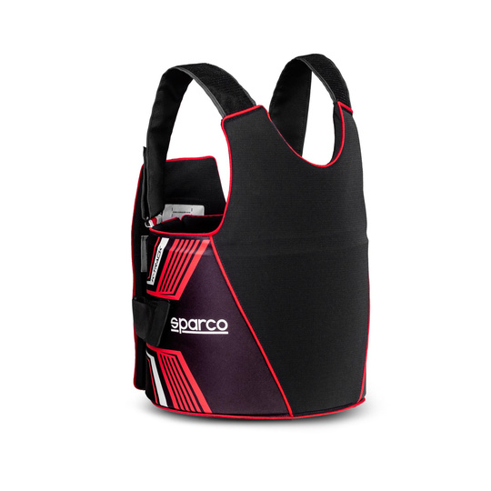 Sparco K-Track Rib Protection Vest black-red