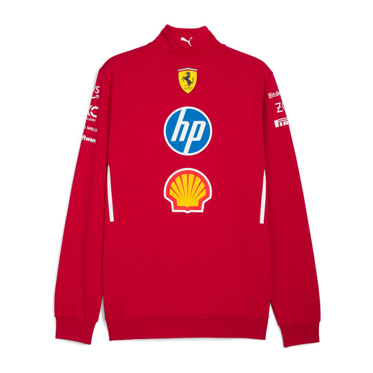 2025 Scuderia Ferrari F1 Men's Team 1/4 Zip Sweatshirt