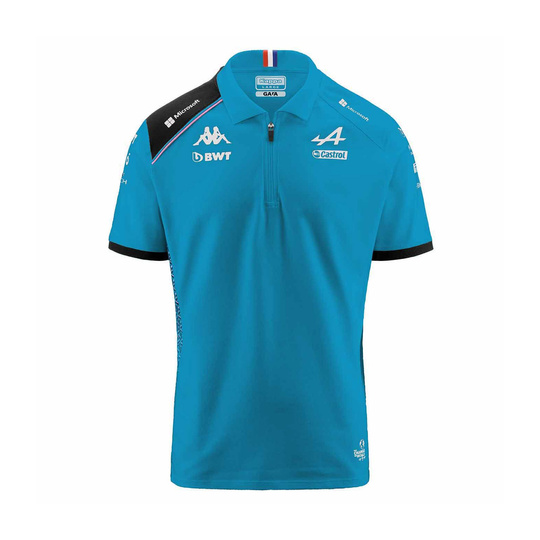  Alpine F1 Team Men's Polo Shirt Race Team Blue