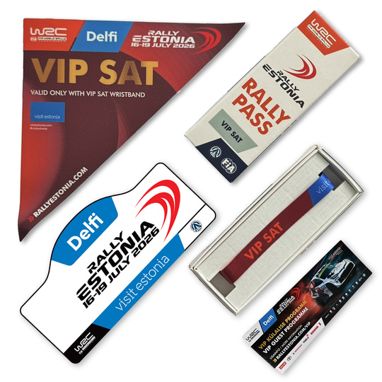 WRC Delfi Rally Estonia 2026 VIP Pass Saturday — One-Day VIP Ticket