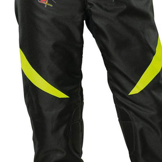 OMP KS-2X Art Kids Karting Suit Black/Yellow (FIA)