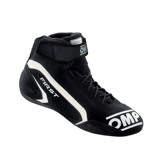 OMP First MY21 Racing Shoes Black (FIA)
